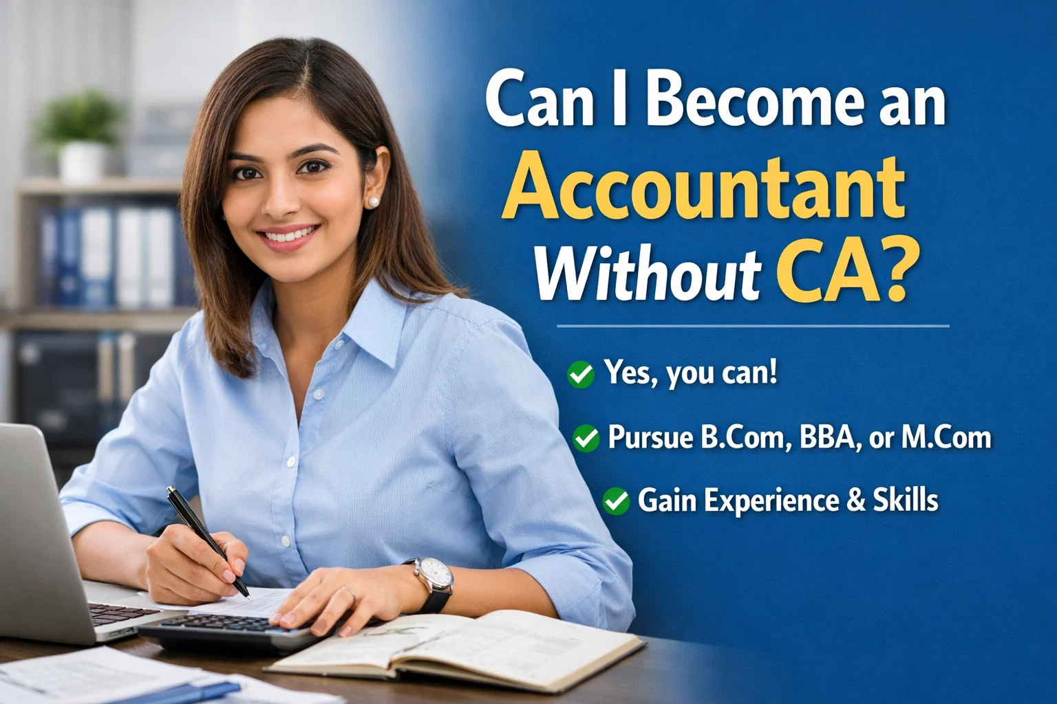 Can I become an accountant without CA?
