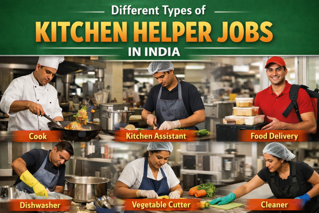 Different Types of Kitchen Helper Jobs in India