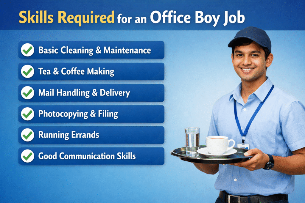 Skills Required for an Office Boy Job