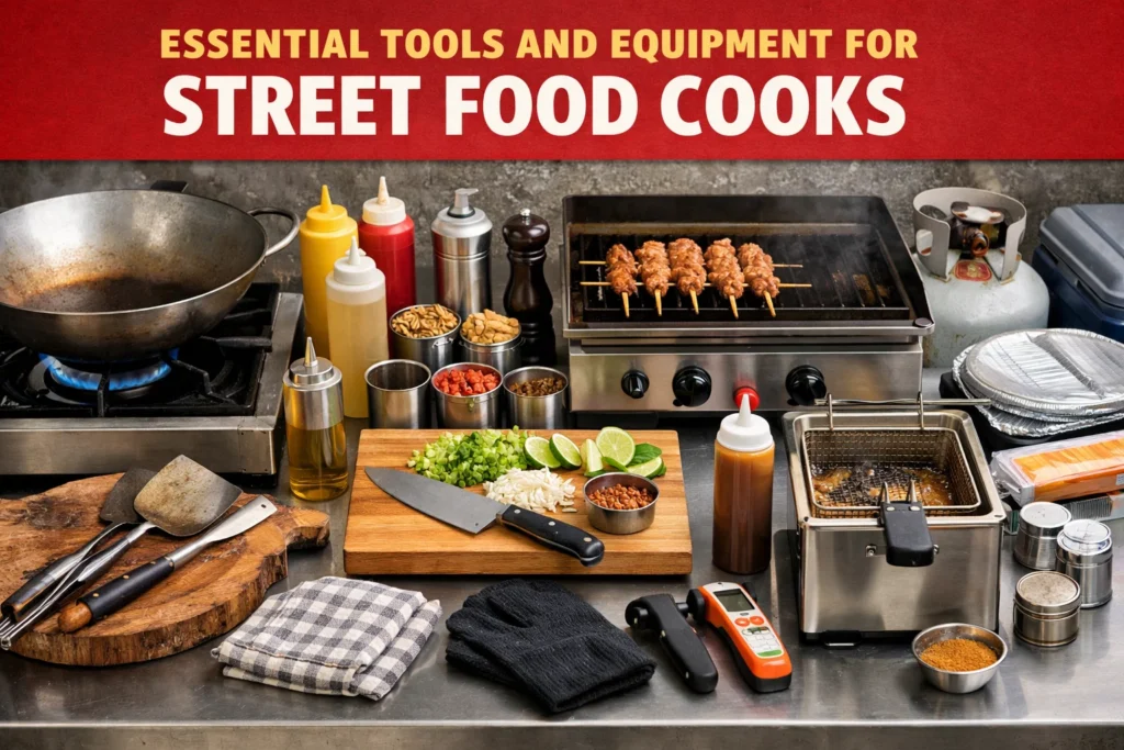 Essential Tools and Equipment for Street Food Cooks
